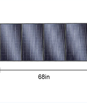 Draagbaar Zonnepaneel 200W – Opvouwbare Solar Charger met 23,4% Efficiëntie en IP67 Waterdicht