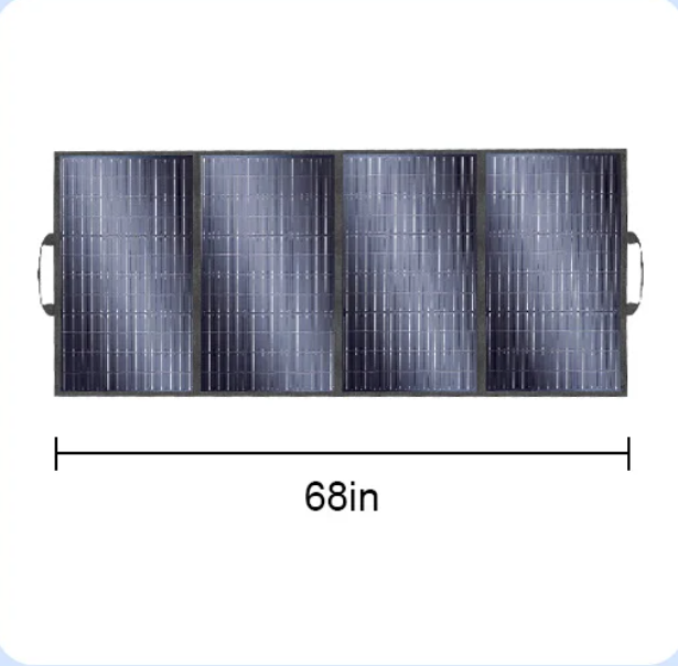 Draagbaar Zonnepaneel 200W – Opvouwbare Solar Charger met 23,4% Efficiëntie en IP67 Waterdicht