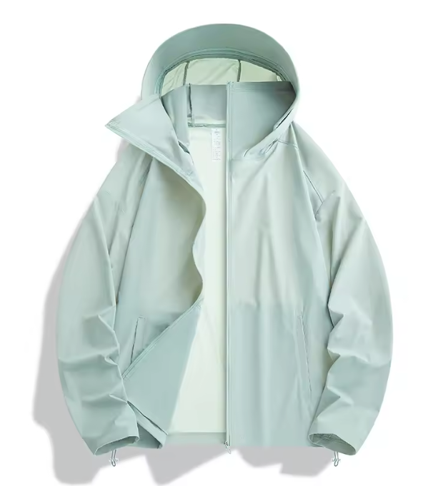 UV Beschermende Jas – Unisex Lichtgewicht Outdoor Zomerjas met Capuchon