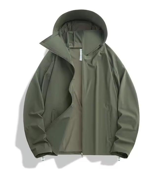 UV Beschermende Jas – Unisex Lichtgewicht Outdoor Zomerjas met Capuchon