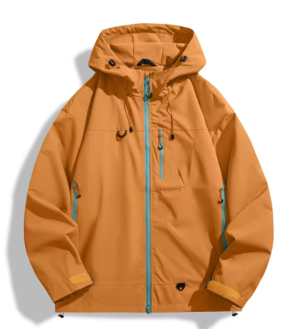 Waterdichte Outdoor Jas – Unisex Windbreaker met Capuchon voor Hiking en Trekking