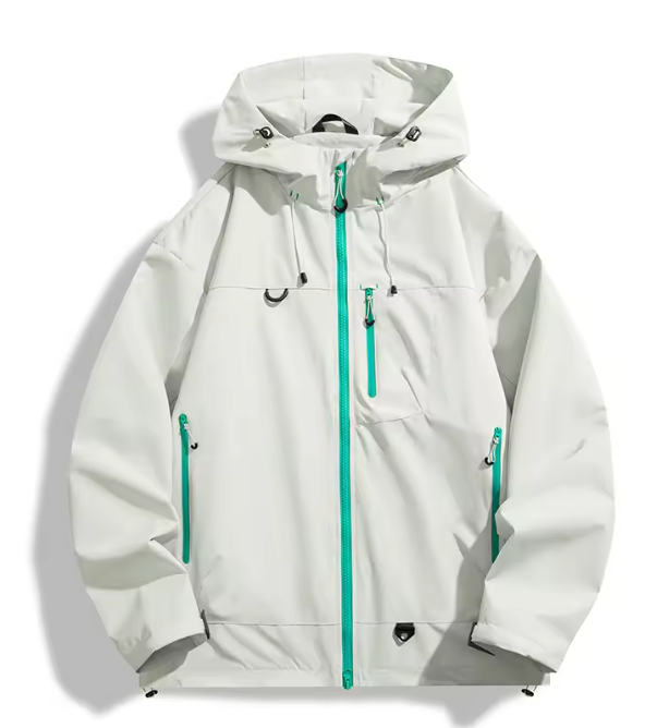 Waterdichte Outdoor Jas – Unisex Windbreaker met Capuchon voor Hiking en Trekking