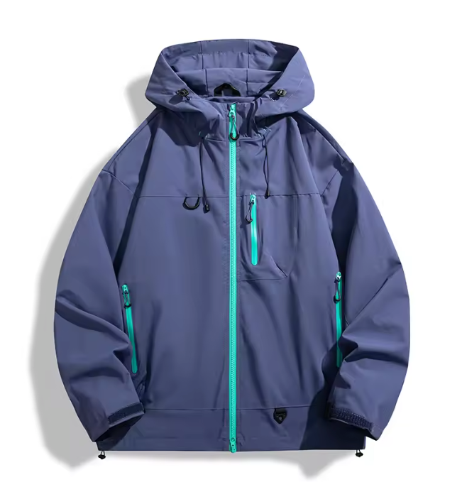 Waterdichte Outdoor Jas – Unisex Windbreaker met Capuchon voor Hiking en Trekking