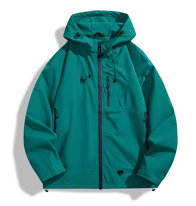 Waterdichte Outdoor Jas – Unisex Windbreaker met Capuchon voor Hiking en Trekking