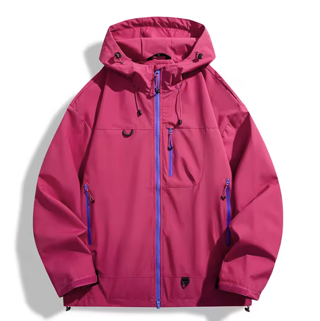 Waterdichte Outdoor Jas – Unisex Windbreaker met Capuchon voor Hiking en Trekking