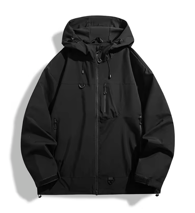 Waterdichte Outdoor Jas – Unisex Windbreaker met Capuchon voor Hiking en Trekking
