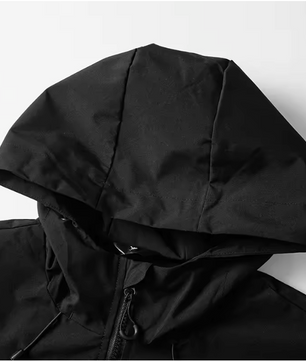 Waterdichte Windbreaker Jas – Unisex Outdoor Regenjas met Capuchon en Ritssluiting