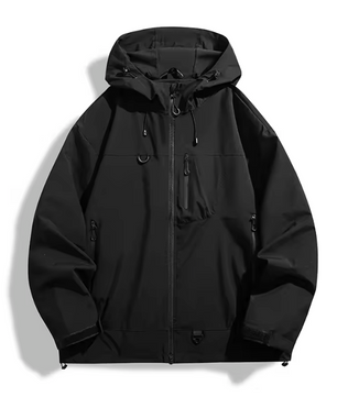 Waterdichte Windbreaker Jas – Unisex Outdoor Regenjas met Capuchon en Ritssluiting