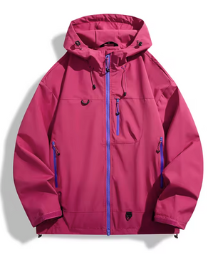 Waterdichte Windbreaker Jas – Unisex Outdoor Regenjas met Capuchon en Ritssluiting