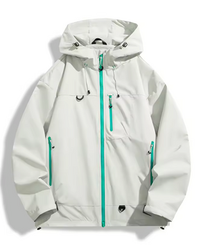 Waterdichte Windbreaker Jas – Unisex Outdoor Regenjas met Capuchon en Ritssluiting