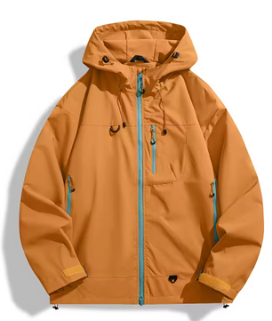 Waterdichte Windbreaker Jas – Unisex Outdoor Regenjas met Capuchon en Ritssluiting