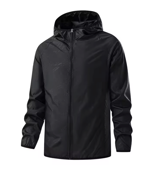 Outdoor Windbreaker Jas – Unisex Waterafstotende Regenjas met UV Bescherming en Capuchon
