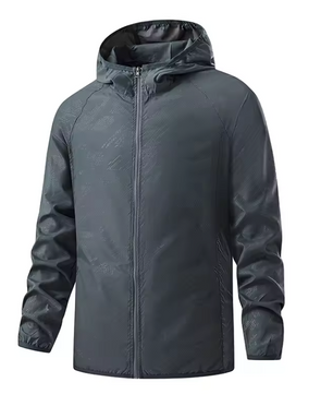 Outdoor Windbreaker Jas – Unisex Waterafstotende Regenjas met UV Bescherming en Capuchon