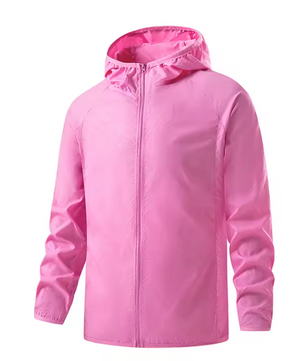 Outdoor Windbreaker Jas – Unisex Waterafstotende Regenjas met UV Bescherming en Capuchon