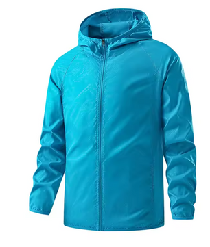 Outdoor Windbreaker Jas – Unisex Waterafstotende Regenjas met UV Bescherming en Capuchon