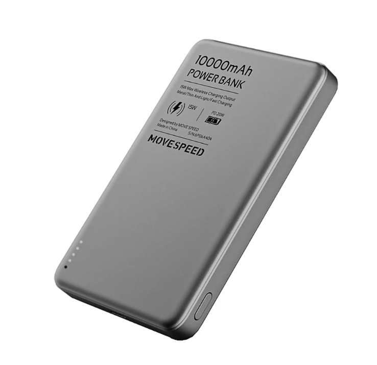 Magnetische Powerbank 10000mAh – Draadloze Fast Charge met USB-C en Compact Design