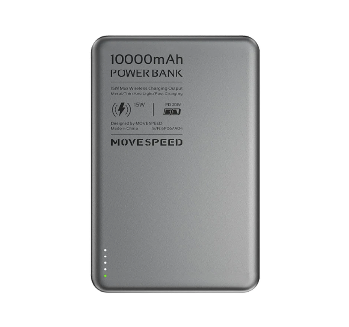 Magnetische Powerbank 10000mAh – Draadloze Fast Charge met USB-C en Compact Design