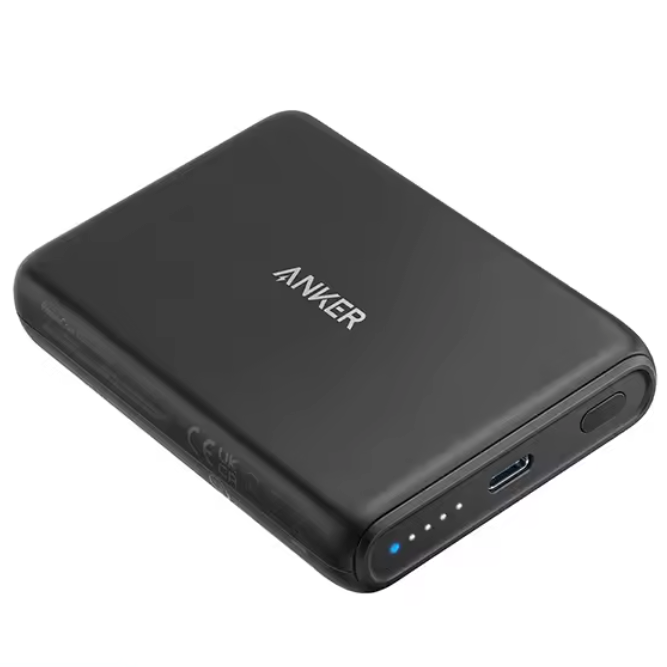 Magnetische Powerbank 5000mAh – Draadloze Oplader met USB-C en Compact Design