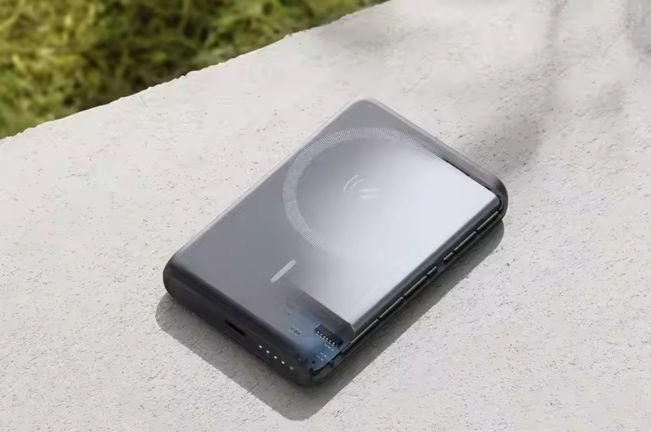 Magnetische Powerbank 5000mAh – Draadloze Oplader met USB-C en Compact Design