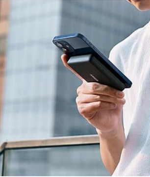 Magnetische Powerbank 5000mAh – Draadloze Oplader met USB-C en Compact Design