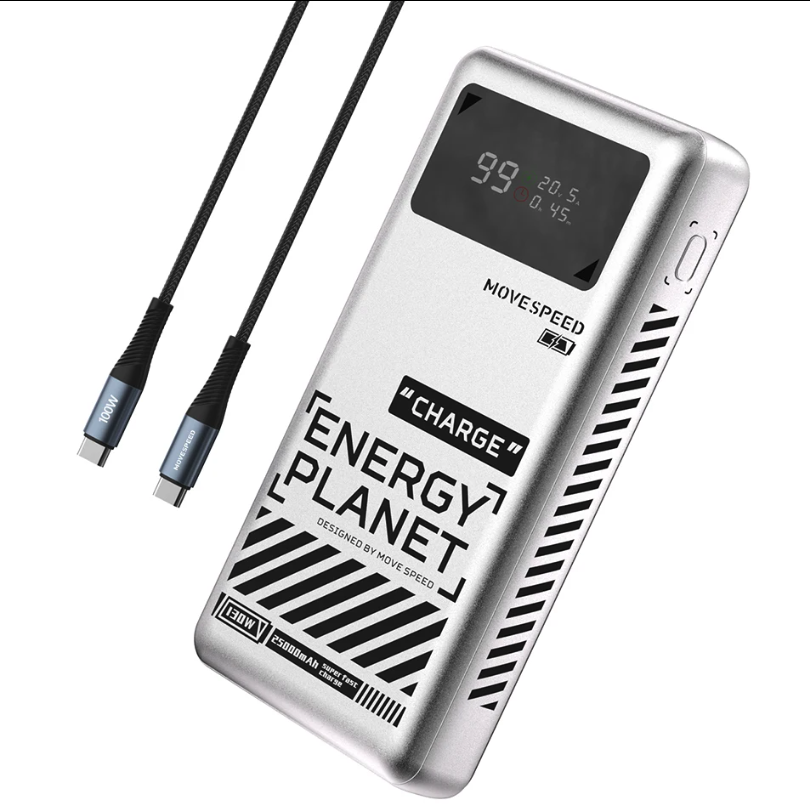 Powerbank 25000mAh – 140W Fast Charge met USB-C voor Laptop en Smartphone