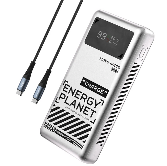 Powerbank 25000mAh – 140W Fast Charge met USB-C voor Laptop en Smartphone