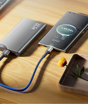Powerbank 10000mAh – 22.5W Fast Charge met USB-C en LED Display