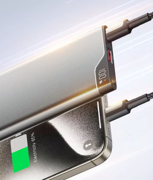 Powerbank 10000mAh – 22.5W Fast Charge met USB-C en LED Display