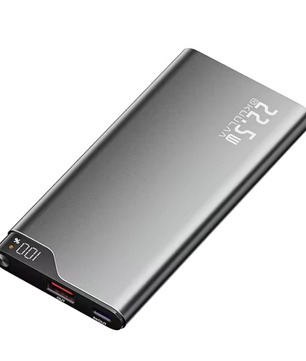 Powerbank 10000mAh – 22.5W Fast Charge met USB-C en LED Display