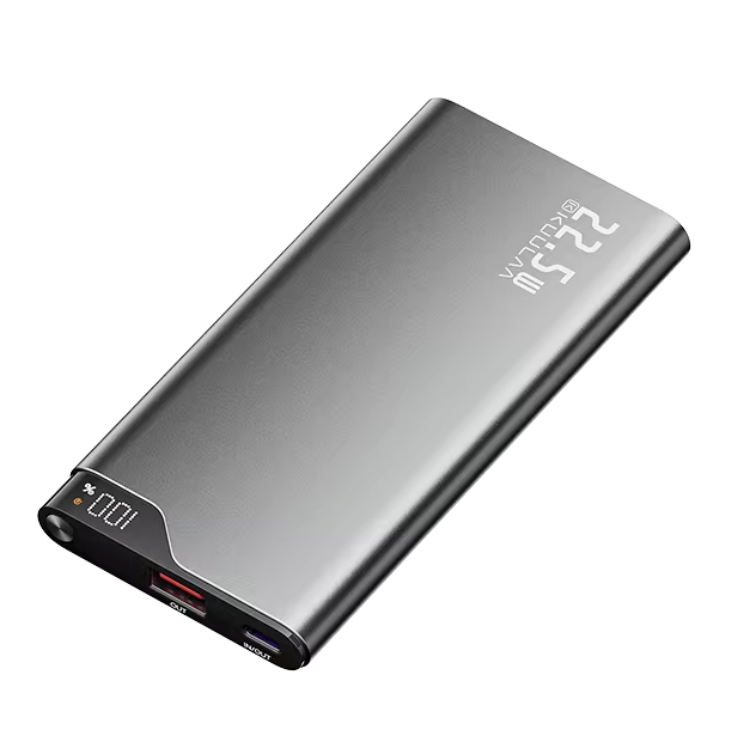 Powerbank 10000mAh – 22.5W Fast Charge met USB-C en LED Display