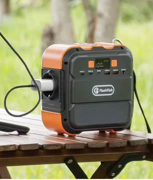 Draagbare Power Station 120W – Mini Generator met 230V, USB-C en 97Wh Batterij