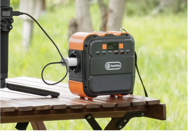 Draagbare Power Station 120W – Mini Generator met 230V, USB-C en 97Wh Batterij