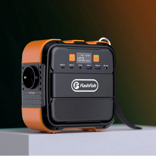 Draagbare Power Station 120W – Mini Generator met 230V, USB-C en 97Wh Batterij