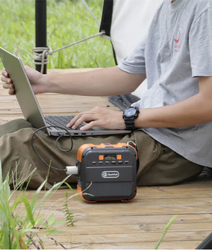 Draagbare Power Station 120W – Mini Generator met 230V, USB-C en 97Wh Batterij