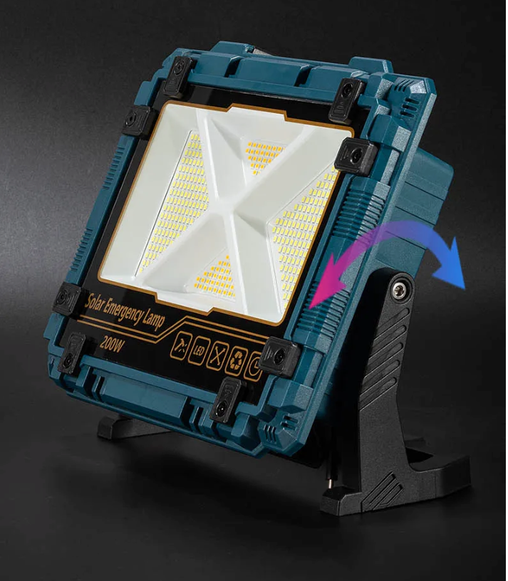 Krachtige LED Camping Lamp – Dimbare Outdoor Lamp met USB-C, Zonnepaneel en Statief