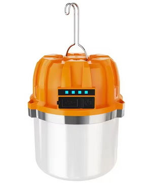 LED Camping Lamp – Oplaadbare Hanglamp met Powerbank en Batterij Indicator, 3 Lichtstanden