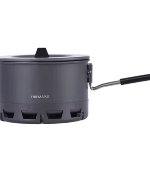 Ultralichte Camping Kookpot 800 ml – Compacte Heat Exchanger Pan voor Hiking en Outdoor
