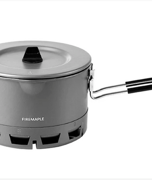 Ultralichte Camping Kookpot 800 ml – Compacte Heat Exchanger Pan voor Hiking en Outdoor