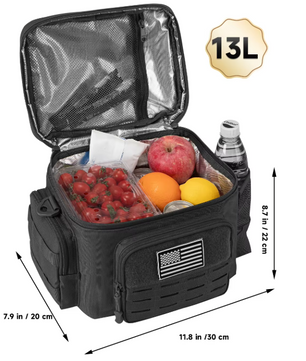 Tactische Koeltas – Geïsoleerde Lunch Tas Lekvrij voor Werk, Camping en Picknick