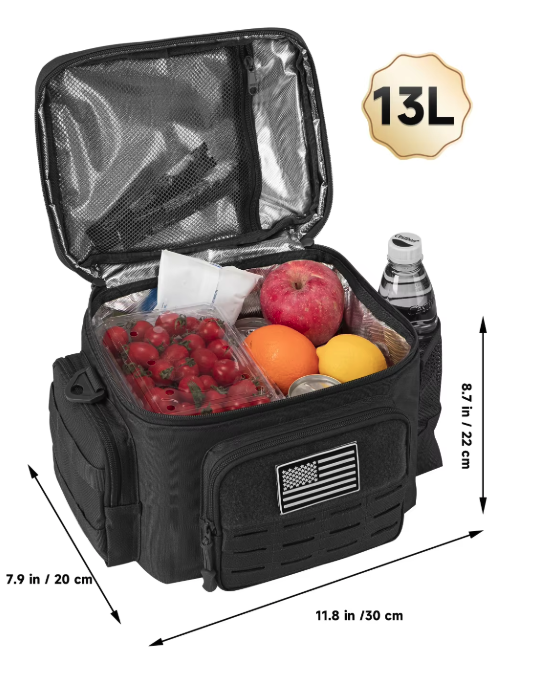 Tactische Koeltas – Geïsoleerde Lunch Tas Lekvrij voor Werk, Camping en Picknick
