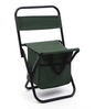 Opvouwbare Campingstoel met Koeltas – Lichtgewicht Vouwstoel met Rugleuning voor Strand en Outdoor