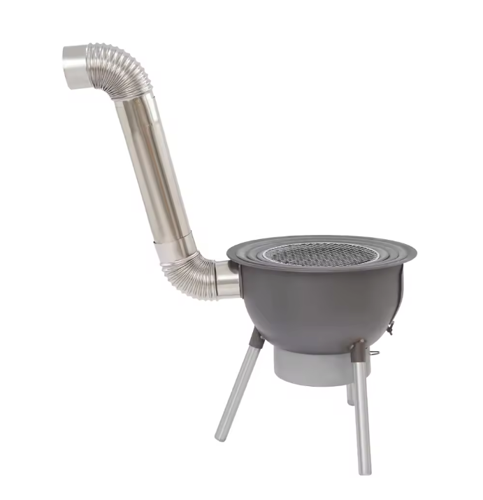 Multifunctioneel Camping Kooktoestel – Houtgestookte Stove met Grillrek voor Outdoor Koken en Verwarmen
