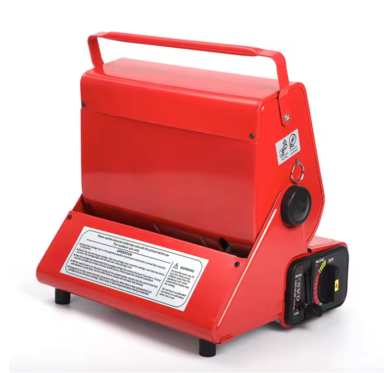 Draagbare Butaan Kachel – Camping Heater met Dubbele Warmtebron voor Outdoor en Noodgebruik
