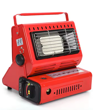Draagbare Butaan Kachel – Camping Heater met Dubbele Warmtebron voor Outdoor en Noodgebruik