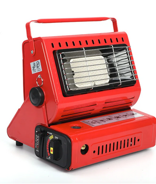 Draagbare Butaan Kachel – Camping Heater met Dubbele Warmtebron voor Outdoor en Noodgebruik