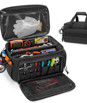 Tactische Gereedschapstas 36 cm – Duurzame Tool Bag met Antislip Bodem en Veel Opbergruimte