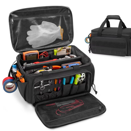 Tactische Gereedschapstas 36 cm – Duurzame Tool Bag met Antislip Bodem en Veel Opbergruimte