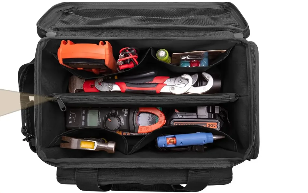 Tactische Gereedschapstas 36 cm – Duurzame Tool Bag met Antislip Bodem en Veel Opbergruimte