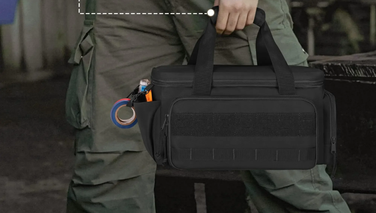 Tactische Gereedschapstas 36 cm – Duurzame Tool Bag met Antislip Bodem en Veel Opbergruimte