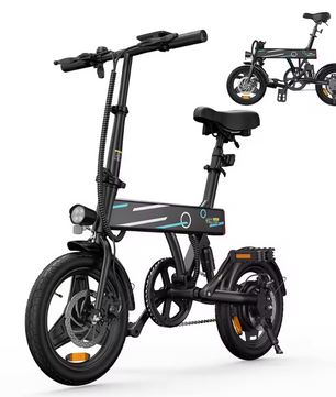 Opvouwbare Elektrische Fiets 14 Inch – 250W E-Bike met LCaD Display